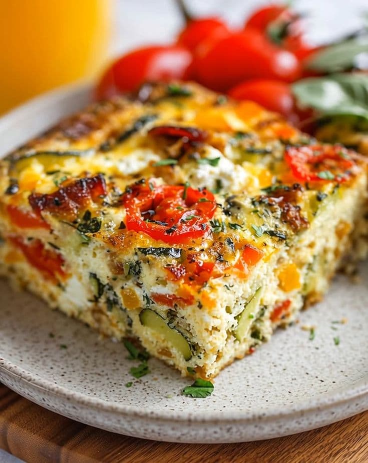Egg Ham with Mixed Veggies
